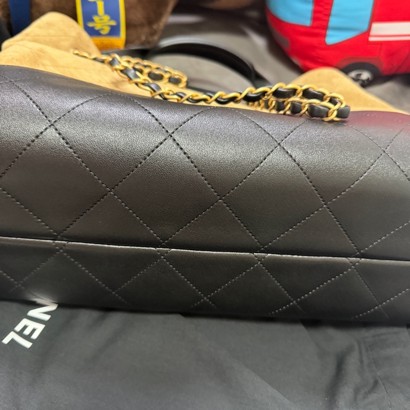 Chanel 26S 大熱門 棕色麂皮Hobo 小號-7