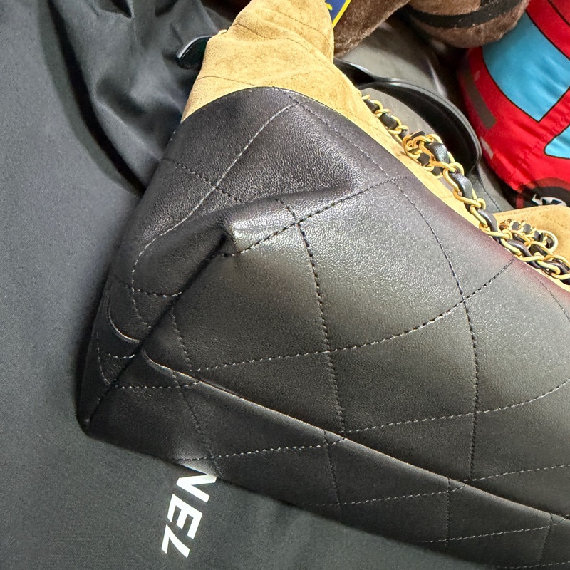 Chanel 26S 大熱門 棕色麂皮Hobo 小號-8