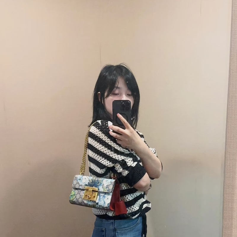 GUCCI padlock月光寶盒肩背斜背包20*12.5*7.5 98新配件塵袋-0