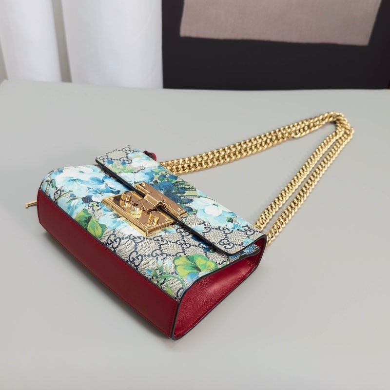 GUCCI padlock月光寶盒肩背斜背包20*12.5*7.5 98新配件塵袋-3