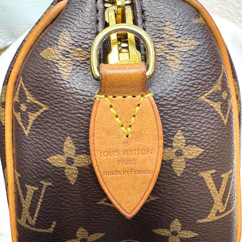 Louis Vuitton LV老花Monogram帆布 Speedy Bandouliere 20波士頓包 手提斜背包-22