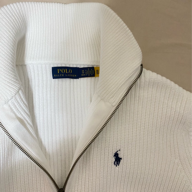 polo Ralph Lauren 白色針織外套-3