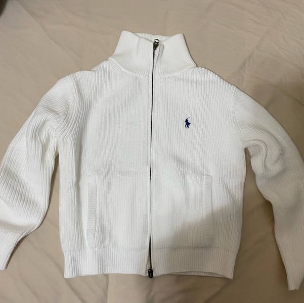 polo Ralph Lauren 白色針織外套-6