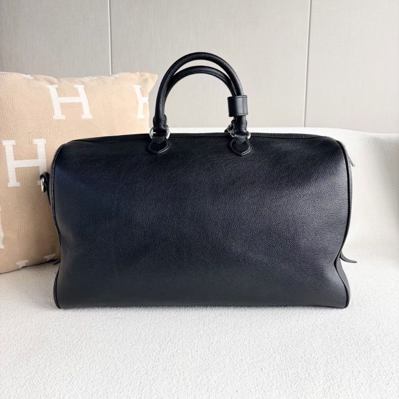 Gucci全皮波士頓旅行包中號 黑銀 牛皮45*25*22 9新配件塵袋肩帶鑰匙鎖-2