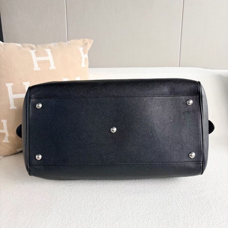 Gucci全皮波士頓旅行包中號 黑銀 牛皮45*25*22 9新配件塵袋肩帶鑰匙鎖-5