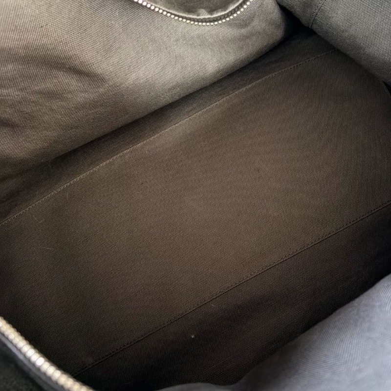 Gucci全皮波士頓旅行包中號 黑銀 牛皮45*25*22 9新配件塵袋肩帶鑰匙鎖-7