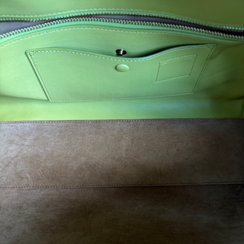 Loewe Amazona28手提斜背包酪梨綠金扣 28.5*17*10 98新配件肩帶 鑰匙 鎖 塵袋-2