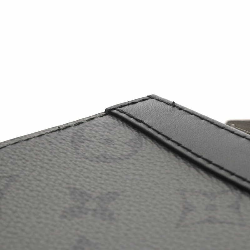 路易威登 (LOUIS VUITTON) Monogram Eclipse Reverse Pochette Voyage Grey M69535 男士帆布手拿包 A 級二手 Ginzo-8