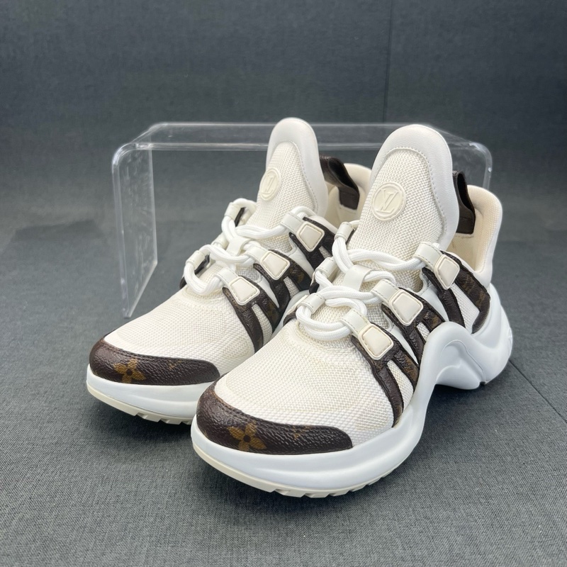 Louis Vuitton路易威登 archlight 白老花 35碼-0