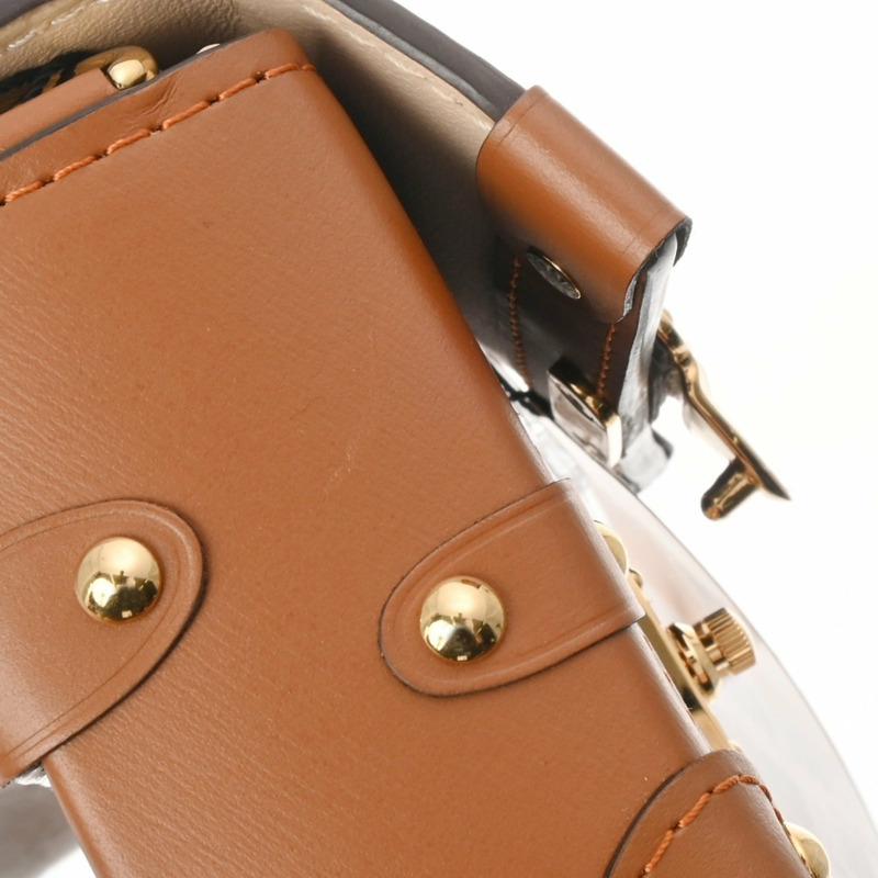 路易威登 (LOUIS VUITTON) Catgram Essential Trunk 棕色 M63892 男女 Monogram 帆布皮革吊飾 A 級二手 Ginzo-8