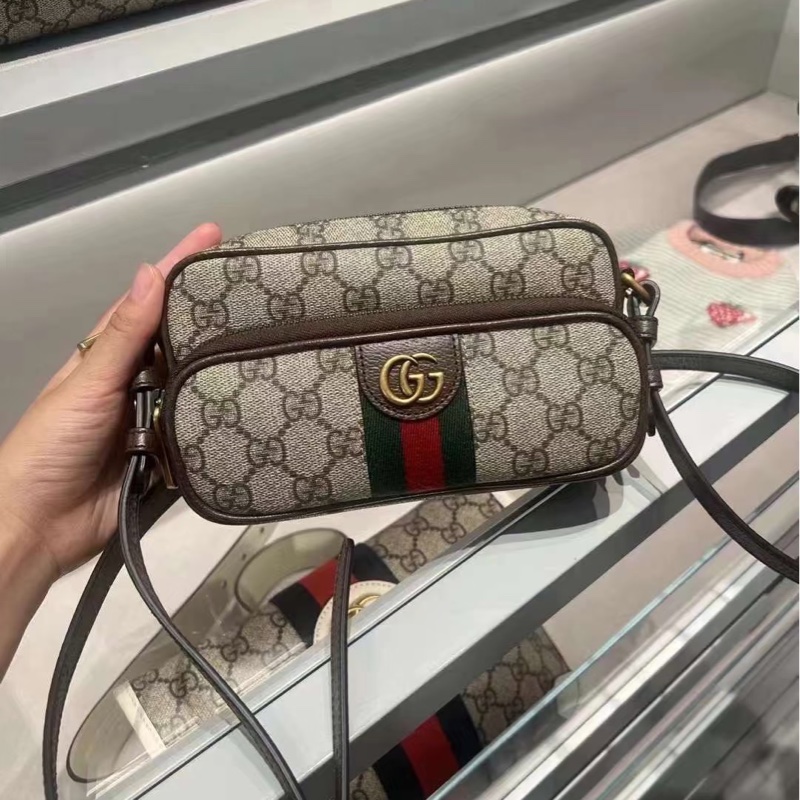 全新全配🈶購證❤️ gucci #ophidia #相機包 #郵差包 #腰包-0