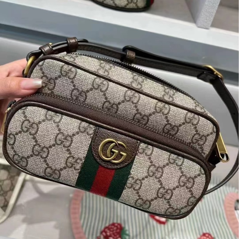 全新全配🈶購證❤️ gucci #ophidia #相機包 #郵差包 #腰包-5