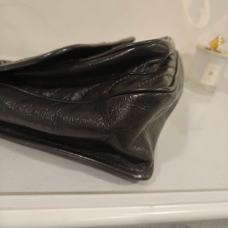 99新🈶購證❤️ ysl #灰色 #油蠟皮 #niki #中號-7