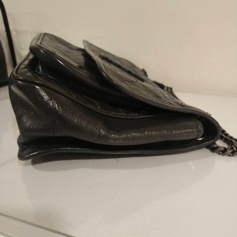 99新🈶購證❤️ ysl #灰色 #油蠟皮 #niki #中號-9