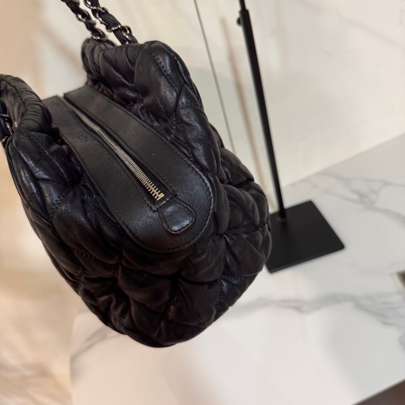 99新🈶保卡❤️香奈兒 #泡芙包 #黑銀 #托特包 #肩背包-13