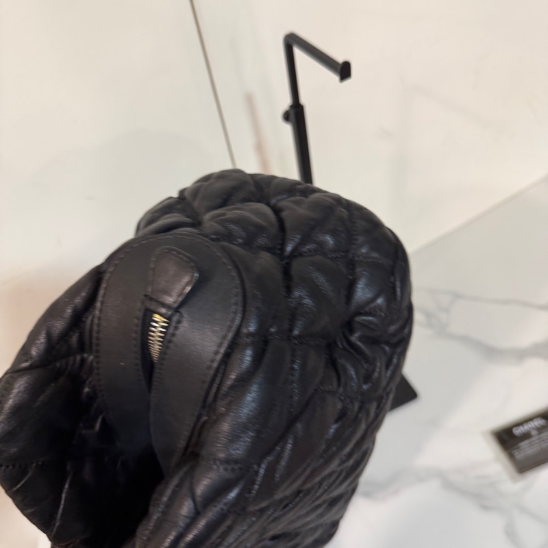 99新🈶保卡❤️香奈兒 #泡芙包 #黑銀 #托特包 #肩背包-17