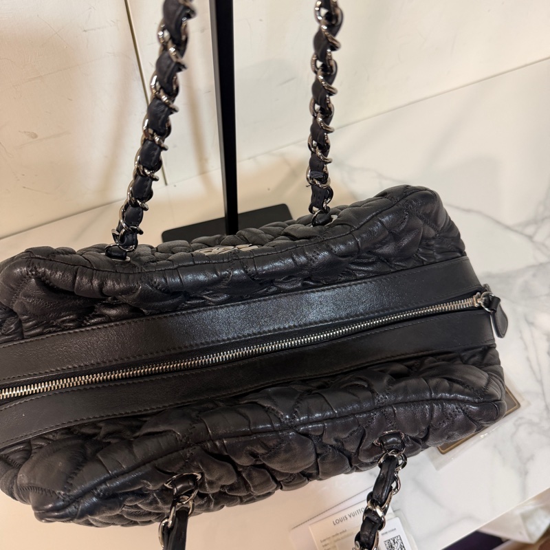 99新🈶保卡❤️香奈兒 #泡芙包 #黑銀 #托特包 #肩背包-19