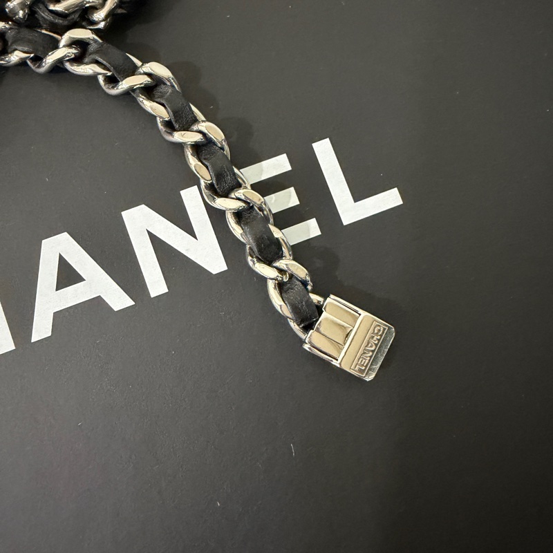 S碼🈶盒子❤️香奈兒 #黑銀方糖手錶 #premiere #三圈手錶 #首映錶-21