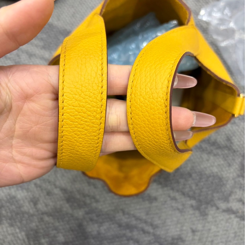 🌈Hermes💛Picotin 18💛琥珀黃色金扣🌈99新🌟picotin🌟菜籃子🌟愛馬仕🌟-3