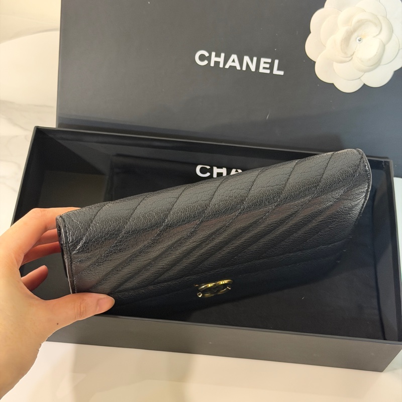 99新全配❤️ 香奈兒 #黑金 #山羊皮 #woc #鏈條包-3