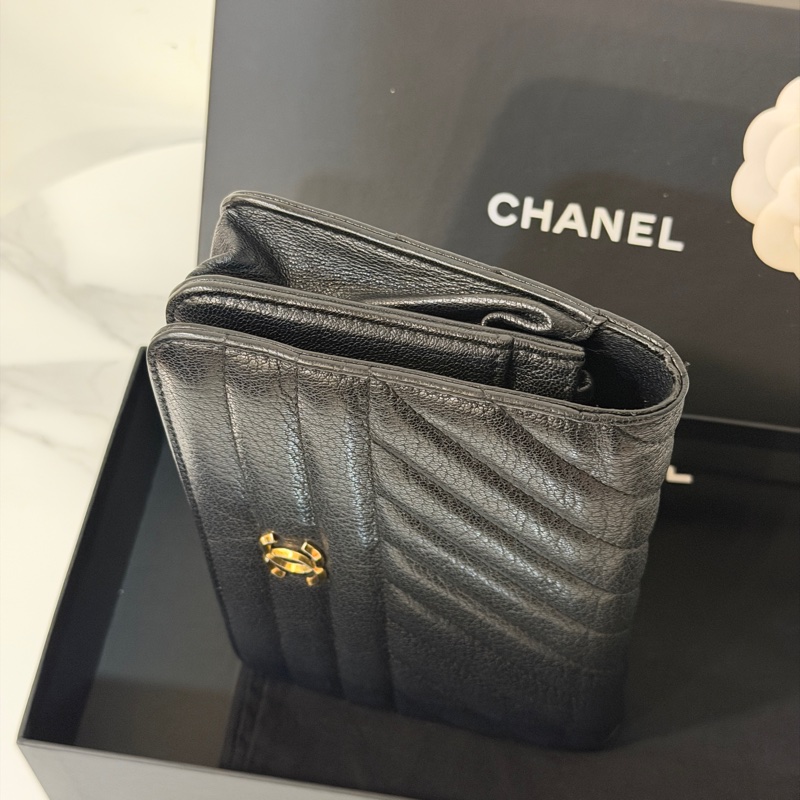 99新全配❤️ 香奈兒 #黑金 #山羊皮 #woc #鏈條包-5