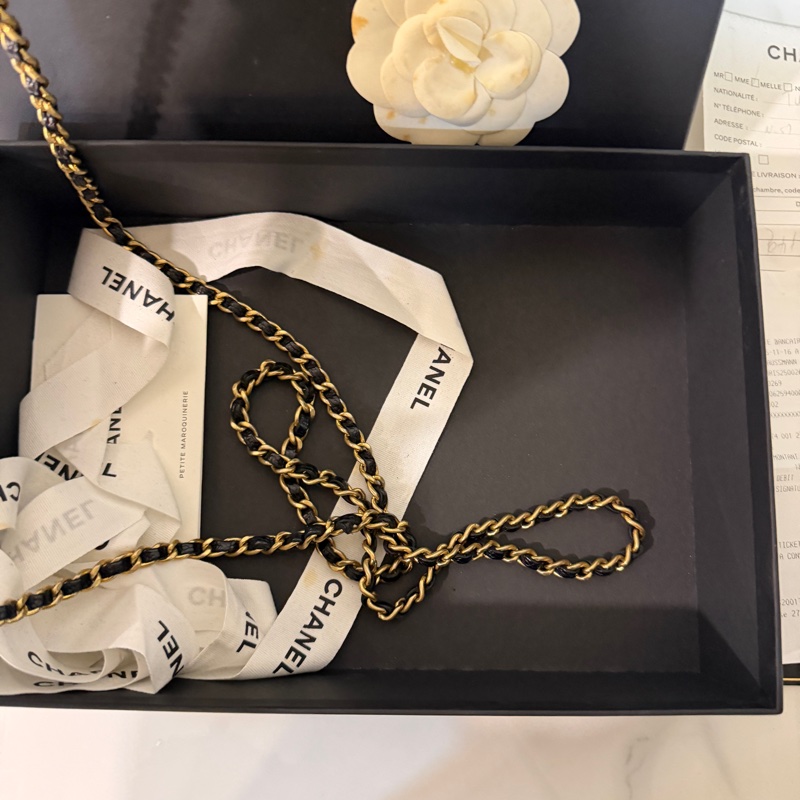 全配❤️ 香奈兒 #黑金 #荔枝皮 #leboy #woc-7