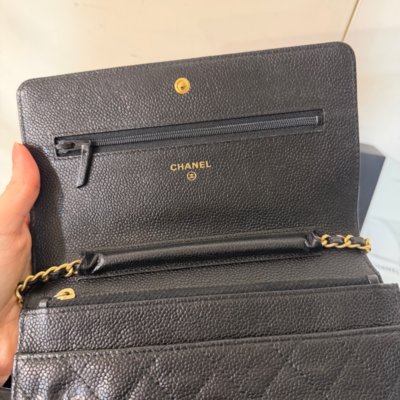 全配❤️ 香奈兒 #黑金 #荔枝皮 #leboy #woc-9