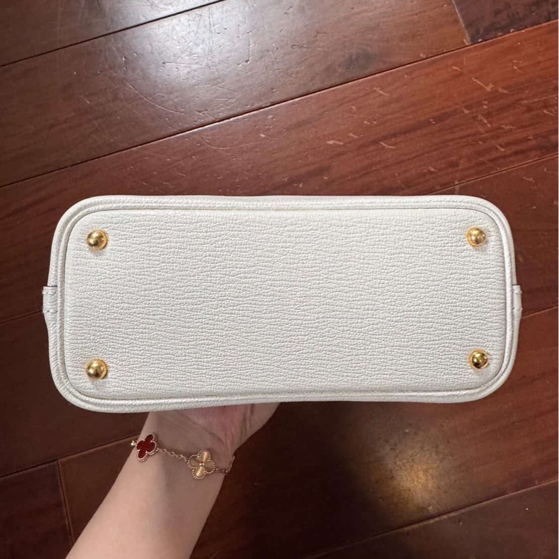 全新全配🈶購證W刻❤️ 愛馬仕 #bolide #mini #奶昔白 #山羊皮-5