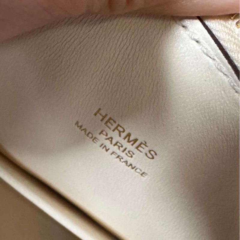 全新全配🈶購證W刻❤️ 愛馬仕 #bolide #mini #奶昔白 #山羊皮-12