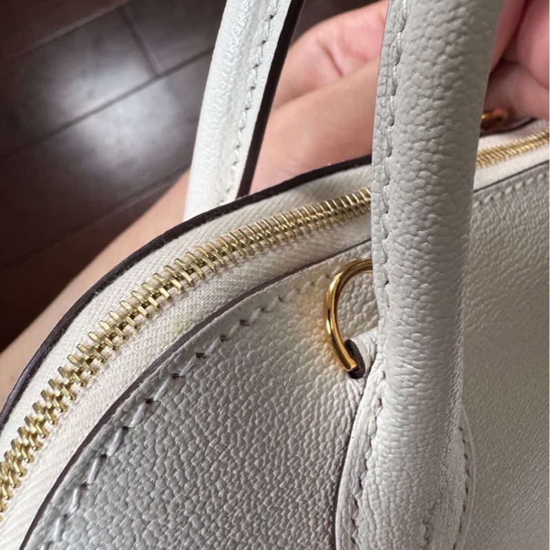 全新全配🈶購證W刻❤️ 愛馬仕 #bolide #mini #奶昔白 #山羊皮-18