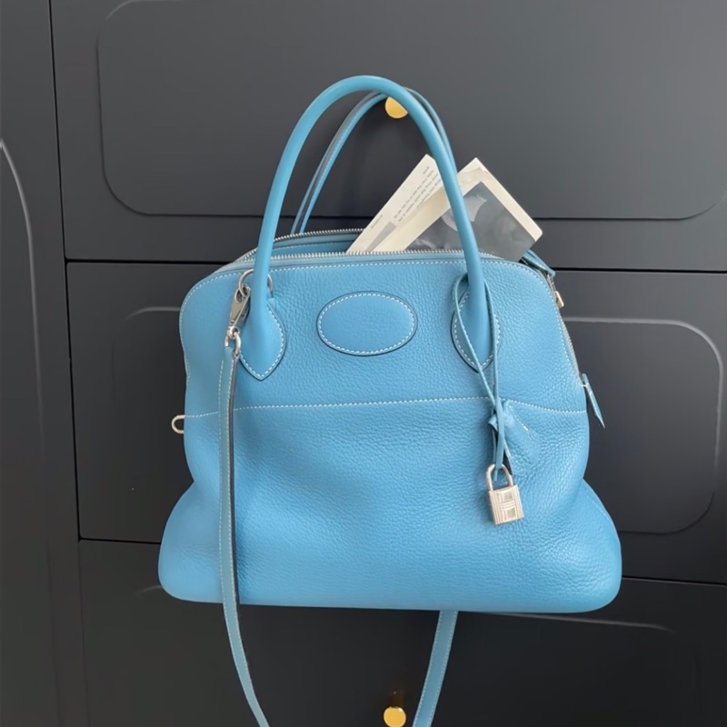 超便宜❤️ 愛馬仕 #bolide31 #牛仔藍 #TC皮 #銀扣-3