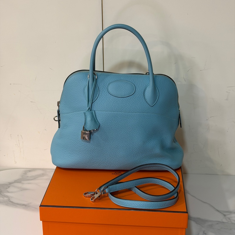 超便宜❤️ 愛馬仕 #bolide31 #牛仔藍 #TC皮 #銀扣-5