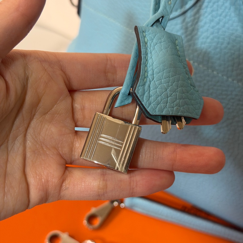 超便宜❤️ 愛馬仕 #bolide31 #牛仔藍 #TC皮 #銀扣-8