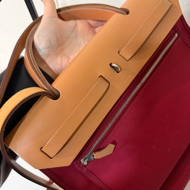 🈶購證❤️ 愛馬仕 #herbag31 #紅色 #棕色 #肩背包-12