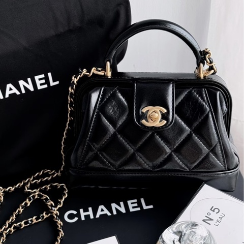 全新全配❤️晶片款❤️ 香奈兒 #黑金 #醫生包 #24A新款 #kelly