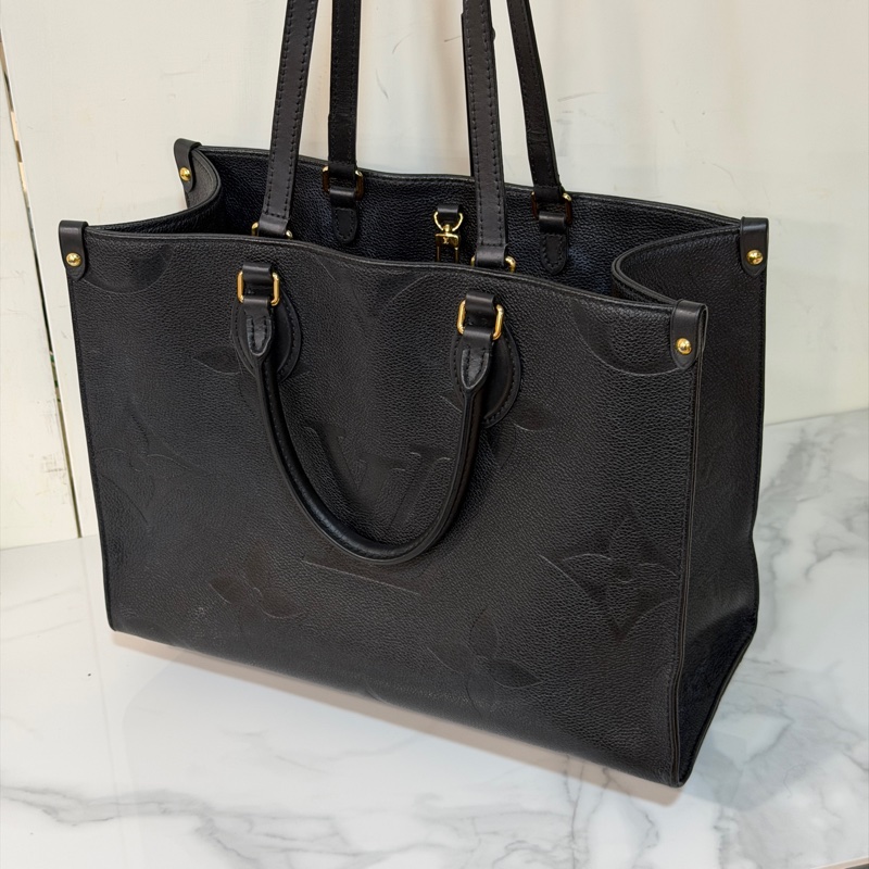 🈶購證❤️ #黑色 #onthego #全皮 #中號-3