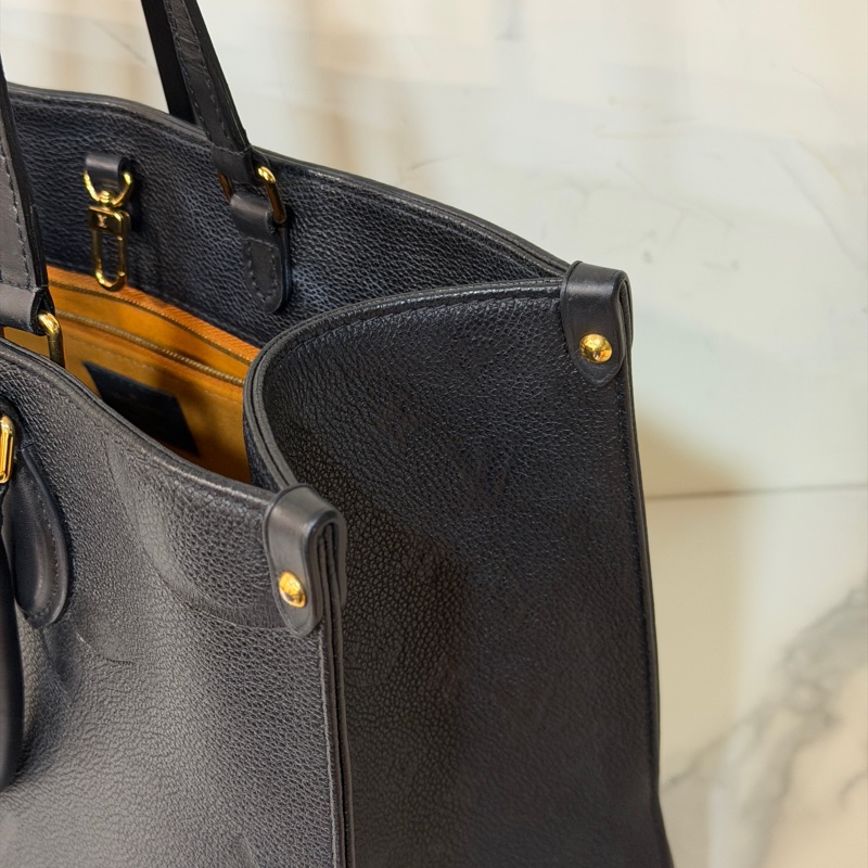 🈶購證❤️ #黑色 #onthego #全皮 #中號-4