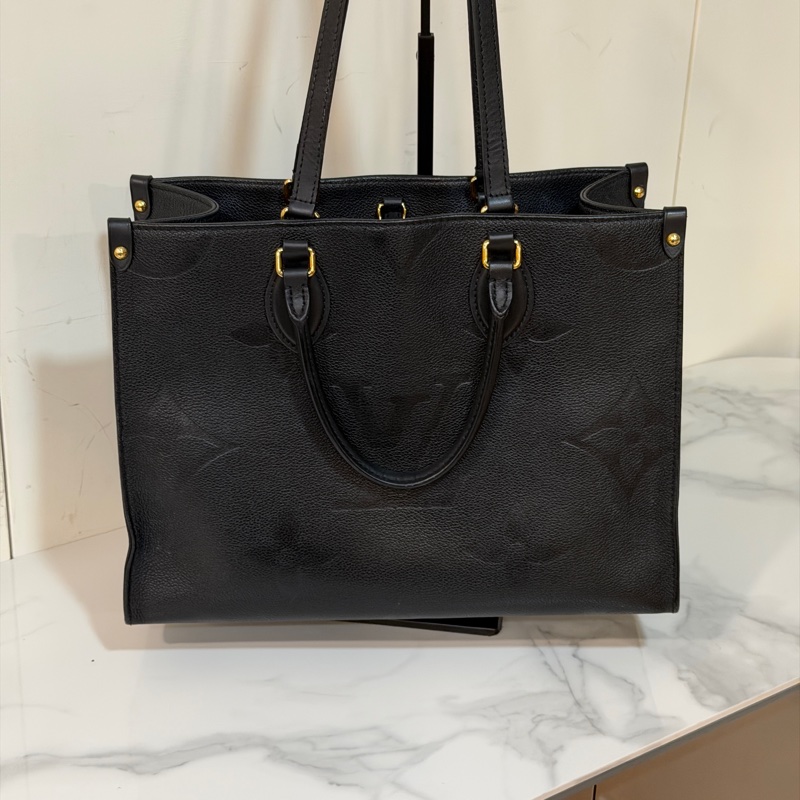 🈶購證❤️ #黑色 #onthego #全皮 #中號-6