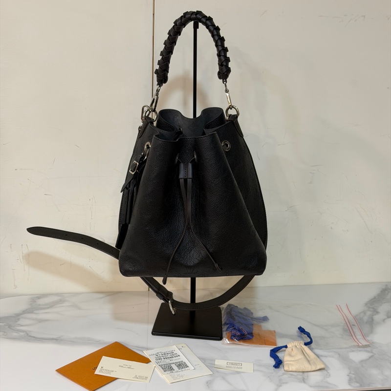 全新全配❤️ lv #黑色 #muria #月光女神 #水桶包-4