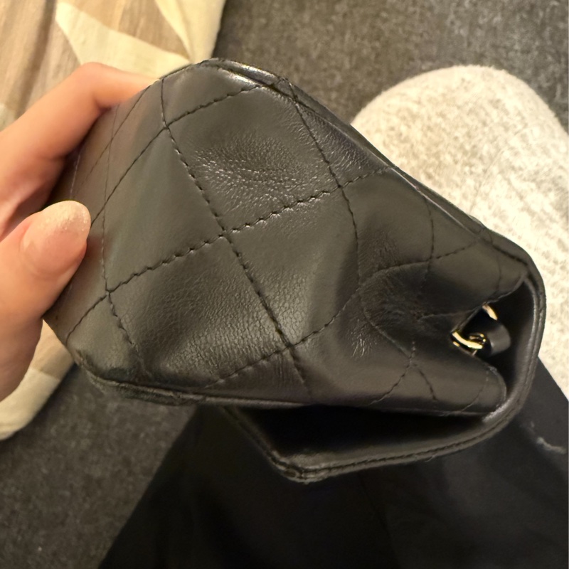 全新全配🈶21年購證❤️ 香奈兒 #黑金 #cf20 #mini #經典款-5