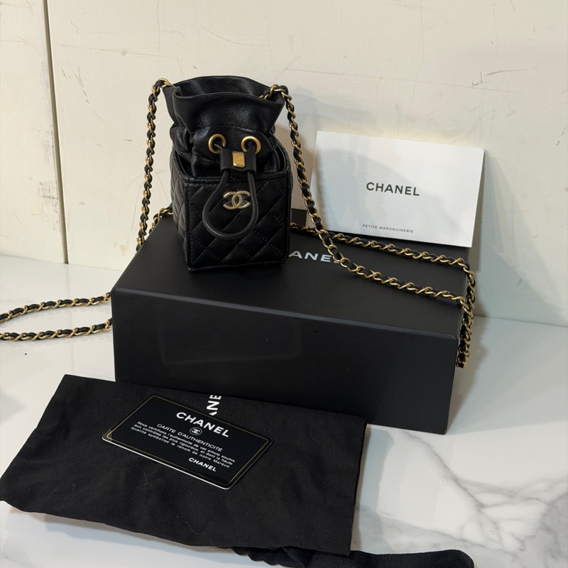 全新全配❤️ 香奈兒 #黑金 #荔枝皮 #小燒賣 #小廢包-0