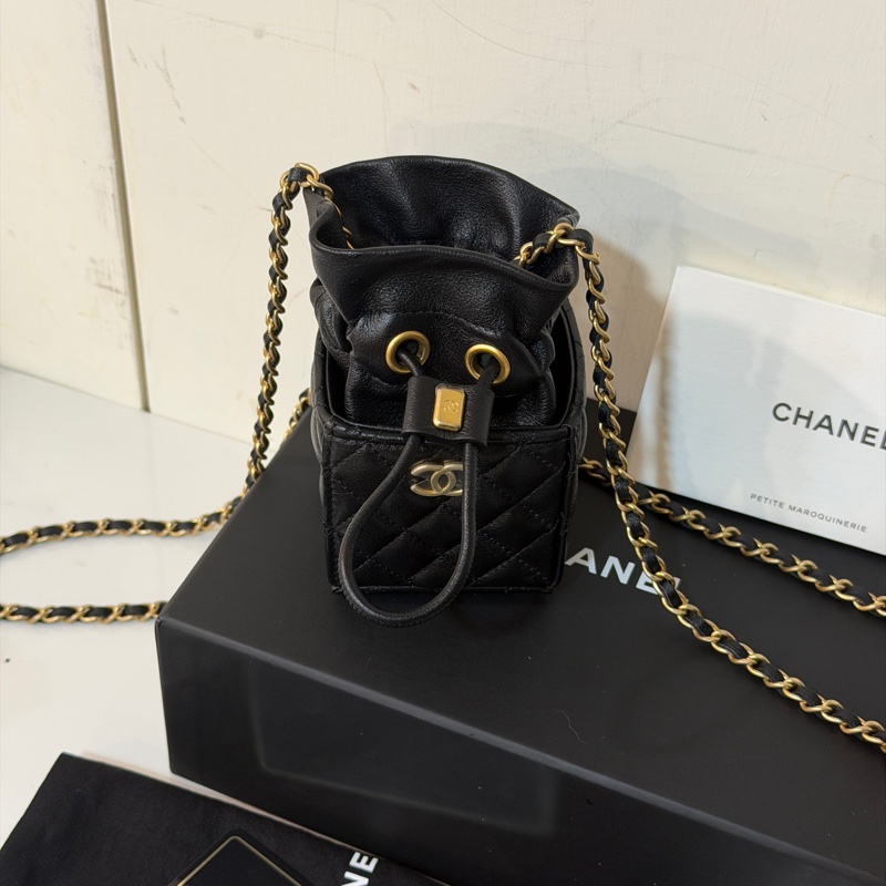 全新全配❤️ 香奈兒 #黑金 #荔枝皮 #小燒賣 #小廢包-3