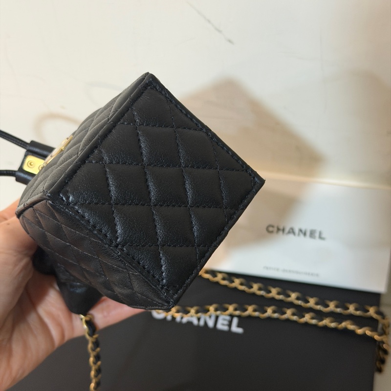 全新全配❤️ 香奈兒 #黑金 #荔枝皮 #小燒賣 #小廢包-5