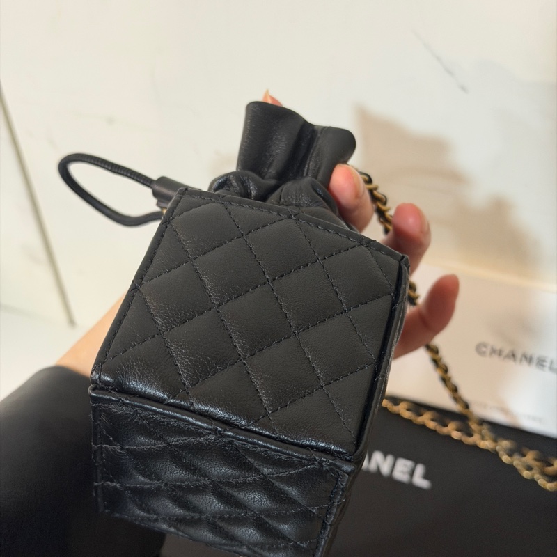 全新全配❤️ 香奈兒 #黑金 #荔枝皮 #小燒賣 #小廢包-6