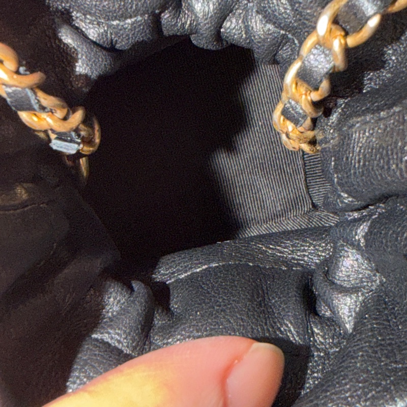 全新全配❤️ 香奈兒 #黑金 #荔枝皮 #小燒賣 #小廢包-8