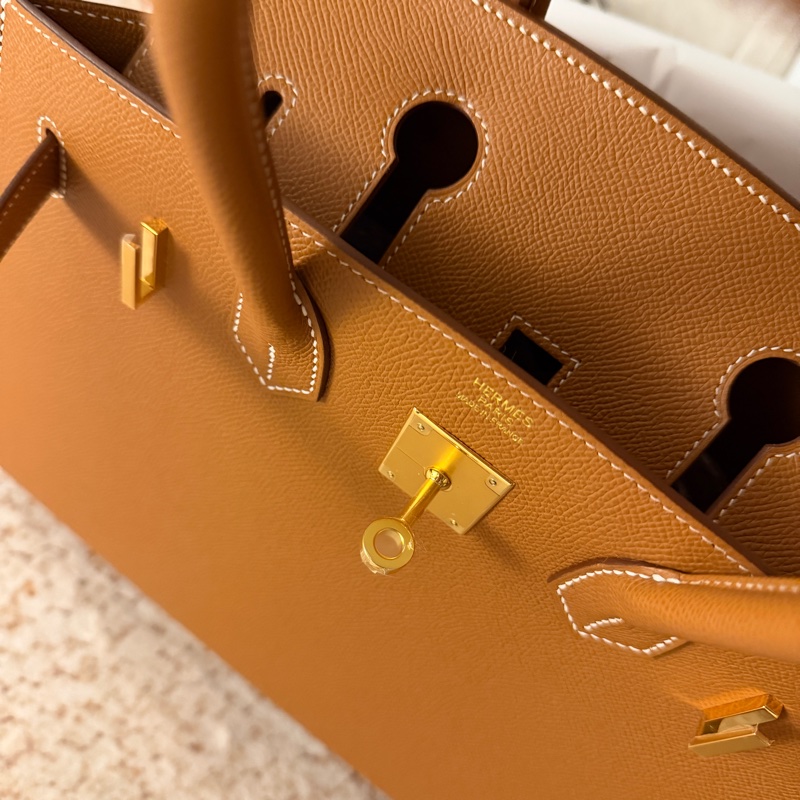 愛馬仕birkin30金棕金 外縫-7