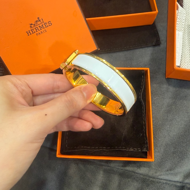 全配❤️ 愛馬仕 #白金 #clicH #手鐲 #pm-4