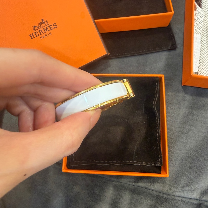 全配❤️ 愛馬仕 #白金 #clicH #手鐲 #pm-5