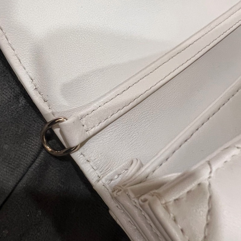 全新全配❤️ #dior #白金 #戴妃系列 #藤格紋 #牛皮 #woc-24