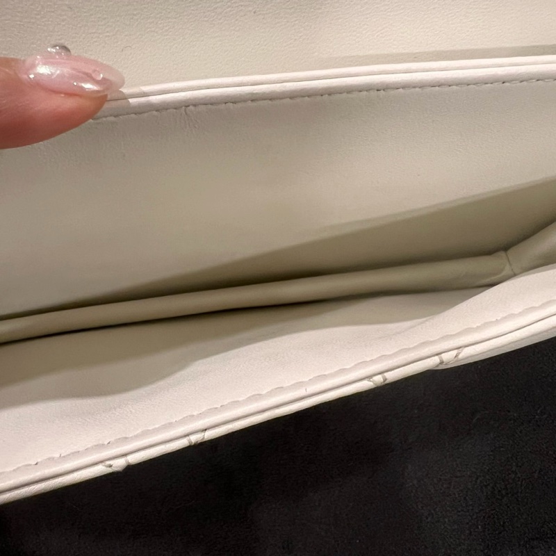 全新全配❤️ #dior #白金 #戴妃系列 #藤格紋 #牛皮 #woc-27